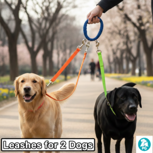 Leashes for 2 Dogs