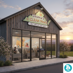 Virginia dog wash with grooming tools