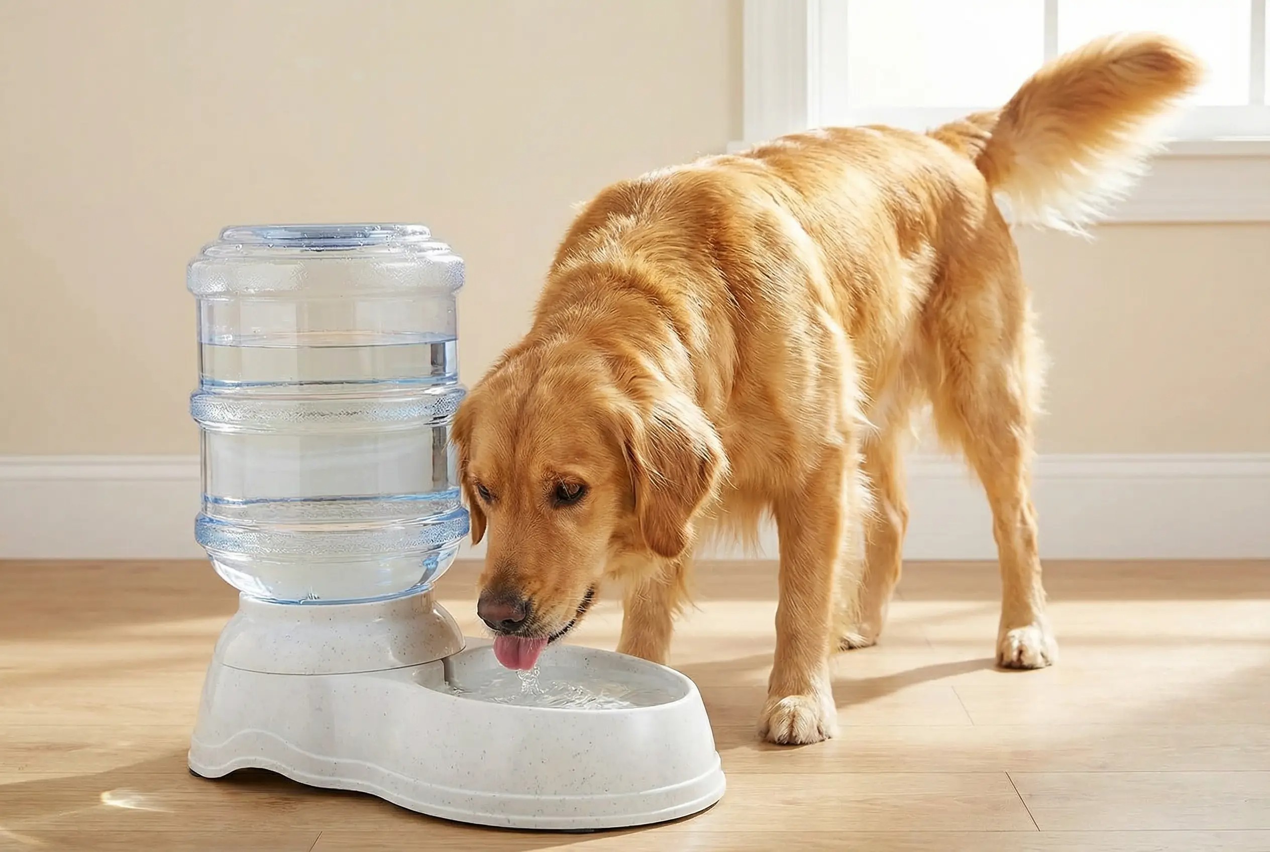 Amazon Basics Gravity Pet Water Dispenser